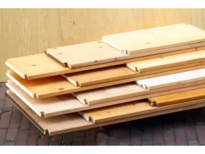 Recht schap 50 diep, breedte 50 cm, blank gelakt, gebruikt (voorbeeldfoto)