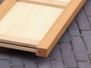Zijstuk 40 diep, hoogte 128 cm, dicht, gebruikt (voorbeeldfoto)